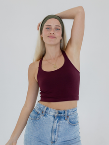 Flow Headband, Ribbed Moss