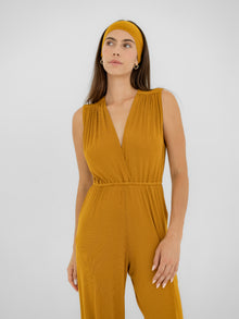 Flow Headband, Ribbed Mustard