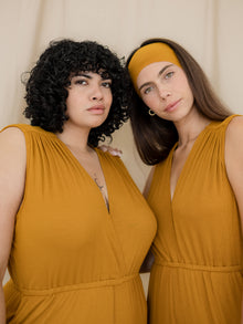 Flow Headband, Ribbed Mustard