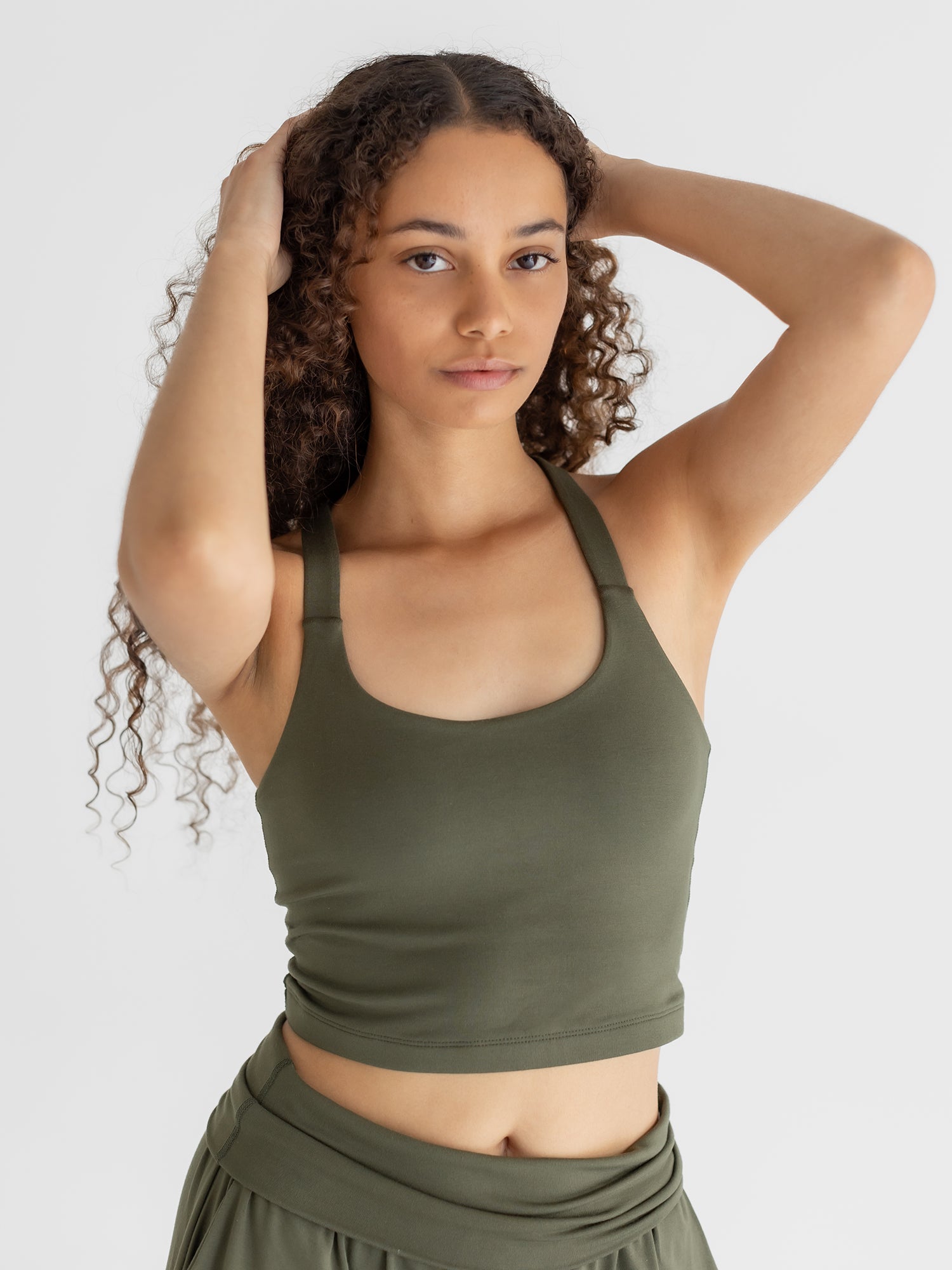 Pippa Top 2.0, Moss Green