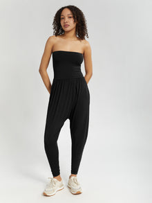 Strapless Bōdhi Jumper, Midnight Black