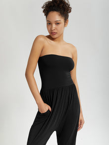 Strapless Bōdhi Jumper, Midnight Black