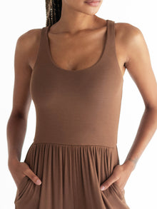 Hana Jumpsuit 2.0, Ribbed Toffee