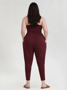 Strapless Bōdhi Jumper, Burgundy