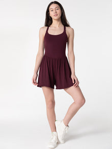 Lila Romper 2.0, Burgundy